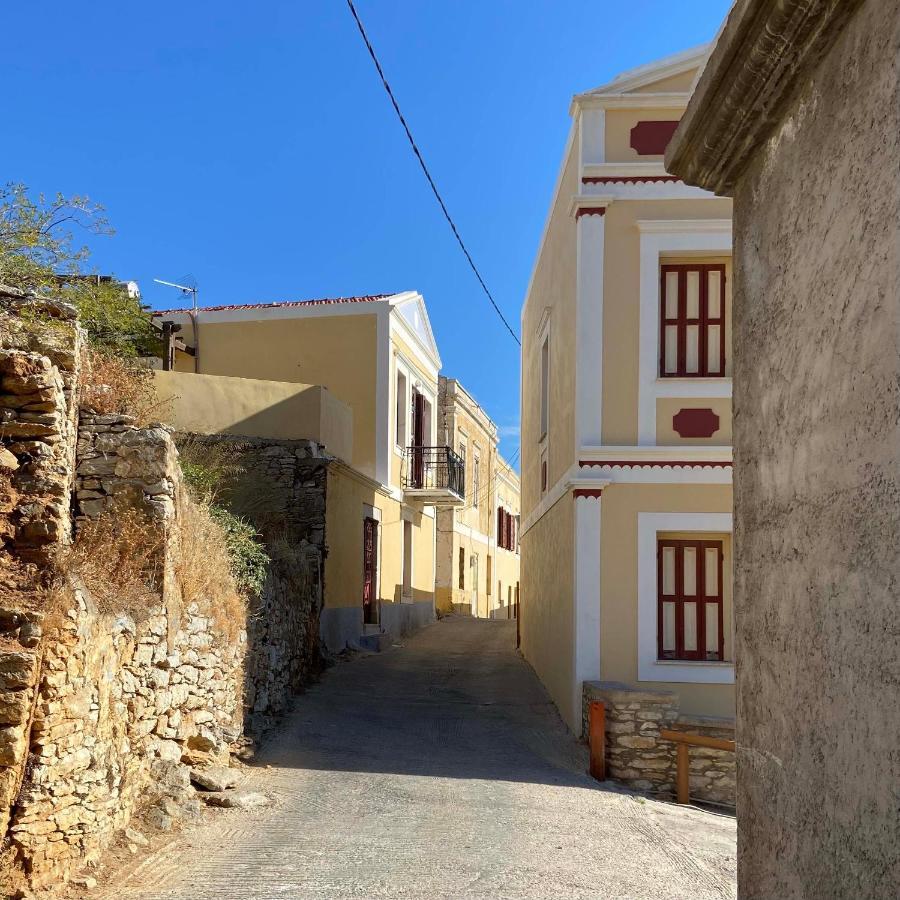 Little Blue In Chorio, Symi Villa Eksteriør billede