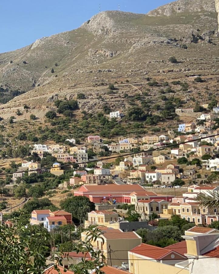 Little Blue In Chorio, Symi Villa Eksteriør billede